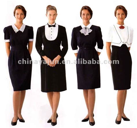 Good Looking Restaurant Uniform For Women Hotel Uniforms For Women