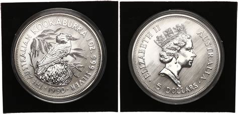 Australien Kookaburra 1 Unze Silber 5 Dollar Australien 1 Oz Silber