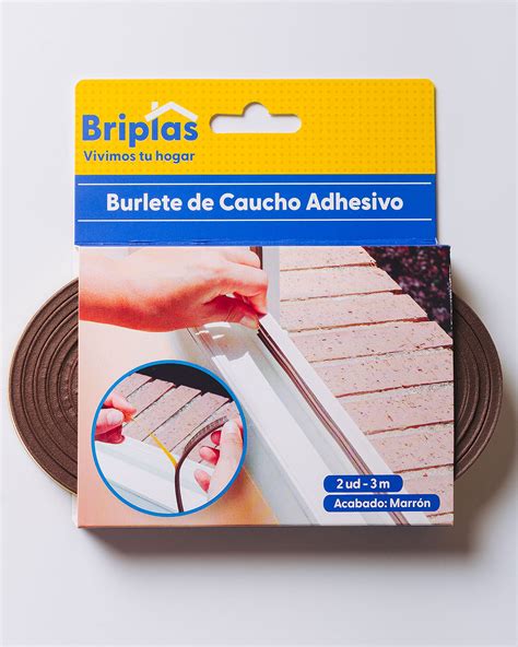 Burlete Adhesivo De Caucho REF 510 M Briplas