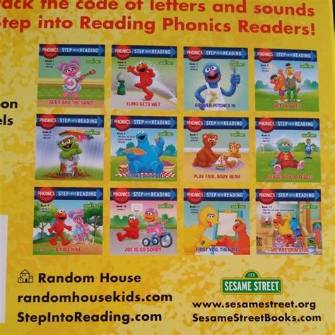 Sesame Street (Step Into Reading Phonics), Books & Stationery, Children's Books on Carousell