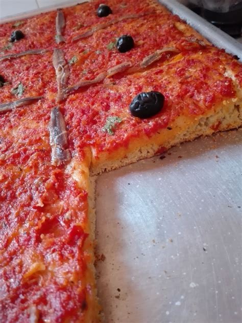 Pizza Carr E Alg Rienne La Tomate Et Aux Anchois Cuisine