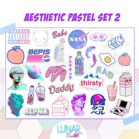 Pastel Aesthetic Sticker Pack