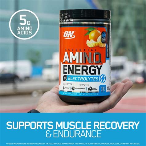 Optimum Nutrition Amino Energy Electrolitos energética 30 porciones