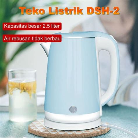 Teko Listrik Pemanas Air Electric Kettle Boiling Water Ketel Air Panas