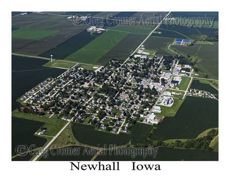 Aerial Photo of Newhall Iowa – America from the Sky