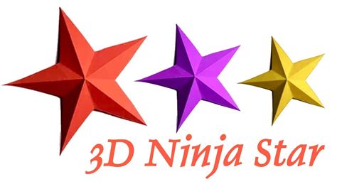 How To Make Paper Ninja Star I Origami Paper Ninja Star I Easy Ninja