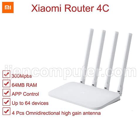 Networking Router Xiaomi 4c • Toko Laptop Dan Komputer Malang Ijen