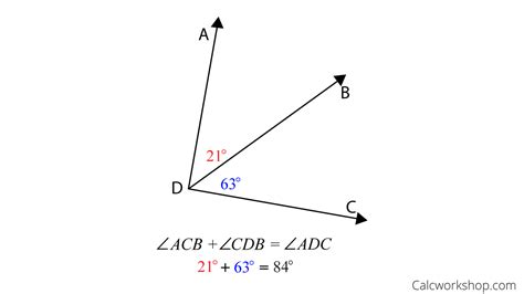 Angle Addition Postulate Defined W 29 Examples