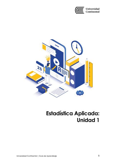 Guía aprendizaje del estudiante U1 Estadística Aplicada Unidad 1