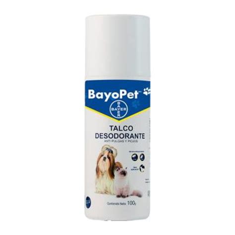 Talco Desodorante Bayer BayoPet Anti Pulgas Y Piojos 100 G Walmart