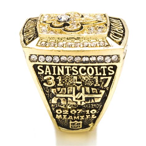 NFL 2009 NEW ORLEANS SAINTS SUPER BOWL XLIV WORLD CHAMPIONSHIP RING Re ...