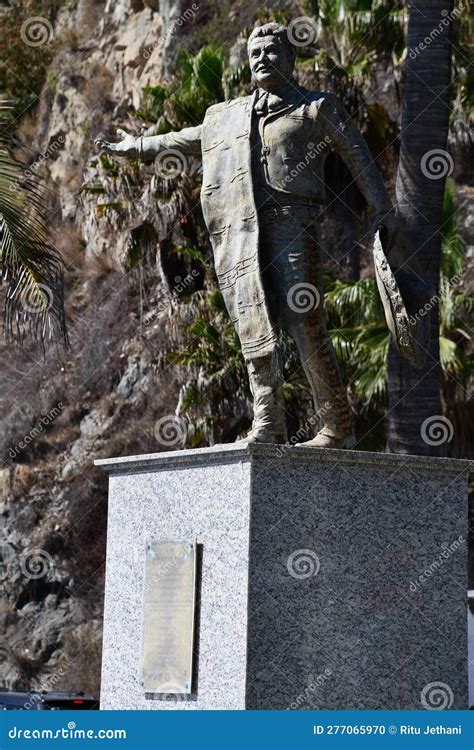 Statue of Jose Alfredo Jimenez in Mazatlan, Mexico Stock Photo - Image ...