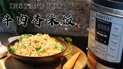 【电子压力锅食谱】牛肉香米饭｜一锅炖｜instant Pot Ground Beef And Jasmine Rice｜one Pot Meal｜chinese Recipe Youtube