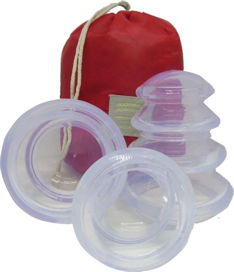 Bobbels And Putten Cupping Massage Set 4 Stuks Tas Voor Onder De