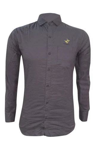 Cotton Plain Shirt For Men Formal Full Sleeves At Rs 280 In Surat