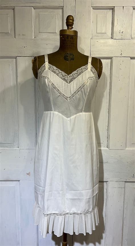 Vintage White Barbizon Slip Gem