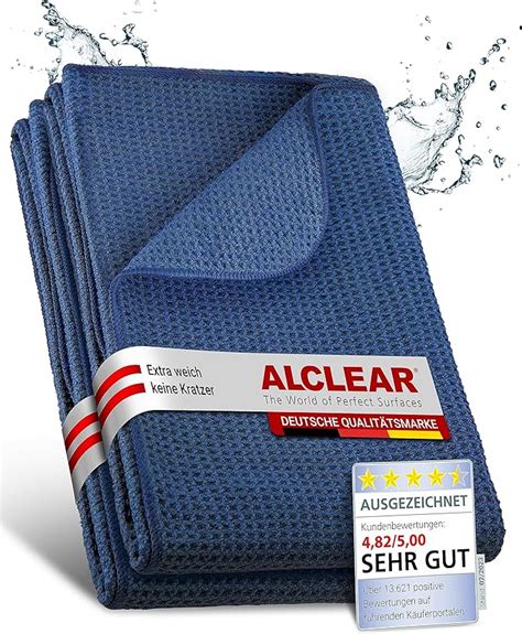 Alclear Auto Trockentuch Waffeltuch Er Set Premium