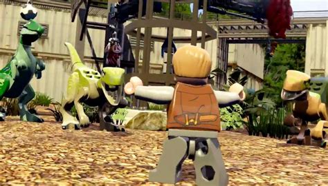 Lego Jurassic World Trailer Features Lego Chris Pratt And Lego Indominous Rex