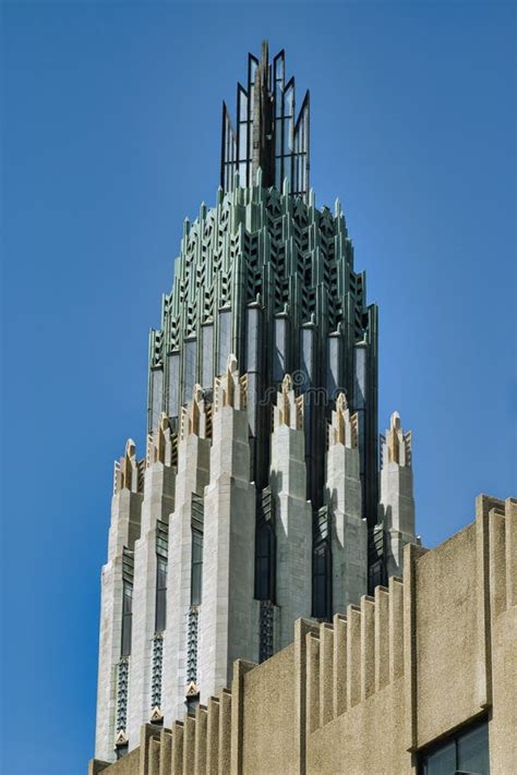 Details Of Tower At Tulsa`s Historic Boston Avenue United Methodist