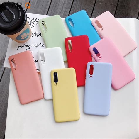 Cheap Candy Color Silicone Phone Case For Samsung Galaxy A50 A70 A30 A40 A20 A10 Galaxi A51 A71