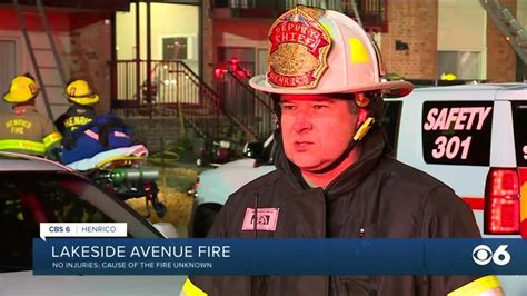 Crews Battle 2 Alarm Fire At Lakeside Apartment Building Youtube