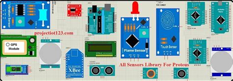 Proteus Libraries Of Different Embedded Sensors