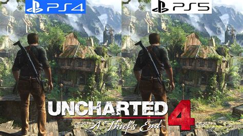 Uncharted 4 Remastered Ps4 Vs Ps5 Graphics Comparison Framerate