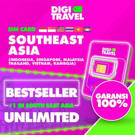 Jual Digi Travel Sim Card Malaysia Unlimited Data Internet Simcard