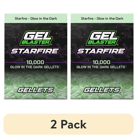 2 Pack Gel Blaster Starfire Gellets Water Bead Blaster Ammo Non