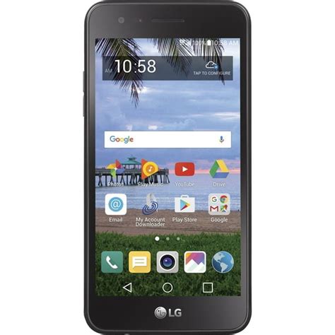 Walmart Family Mobile LG Rebel 2 8GB Prepaid Smartphone, Black ...