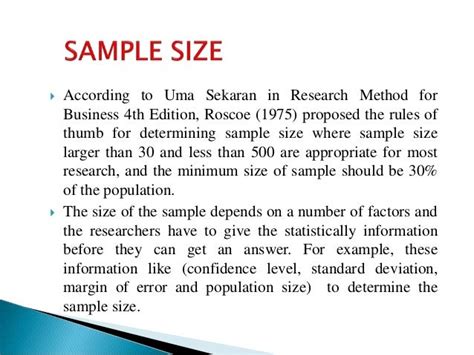 Research Method Sampling