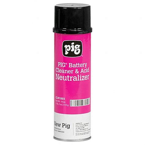 Battery-acid neutralizer spray, PK 12 - Grainger