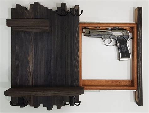 Hidden compartment furniture gun concealment wall decor | Etsy