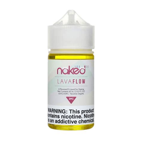 NAKED VAPE JUICE 6MG 60ML ICE LAVA FLOW Gotham Distro