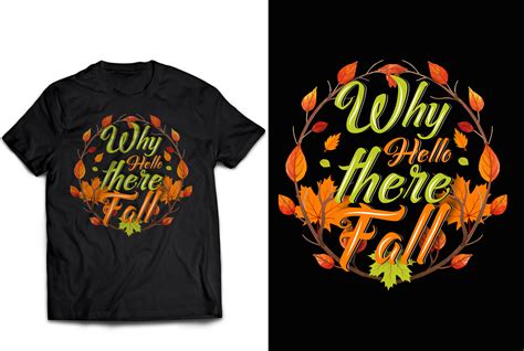 Fall Autumn T Shirt Design Graphic By Mitoncrr Creative Fabrica