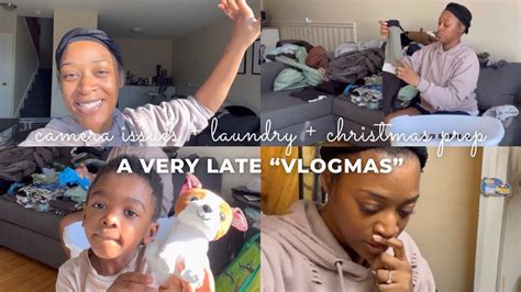 A Very Late Vlogmas Vlog 🎄 Laundry Getting The Christmas Decorations