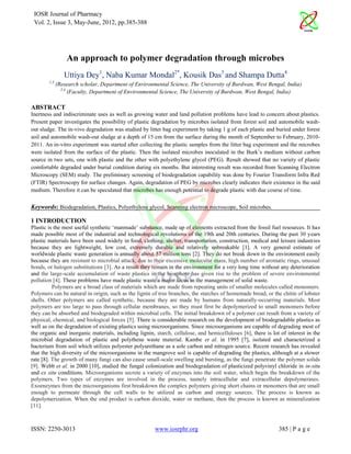 IOSRPHR Iosrphr Org IOSR Journal Of Pharmacy PDF