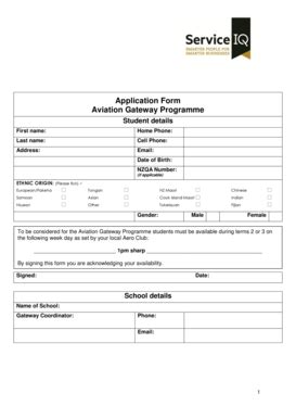 Gateway Application Form Fill Online Printable Fillable Blank