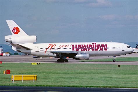 N68060 Douglas DC 10 30 Hawaiian Airlines 70years Continental