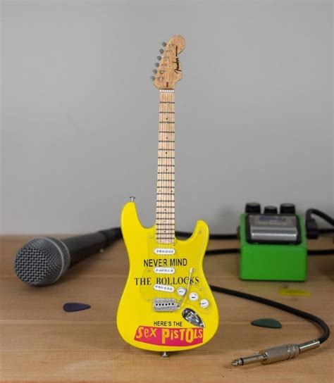 Sex Pistols Tribute Fender Stratocaster Mini Guitars