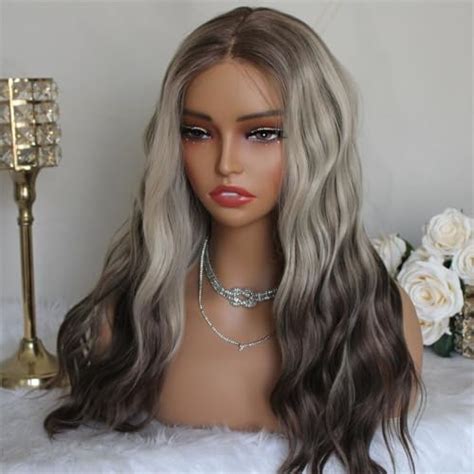 Amazon Aisom Bob Wig Mixed Brown And Blonde Color Ombre Lace