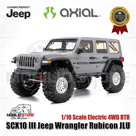 Jual Rc Axial Scx Iii Jeep Wrangler Rubicon Jlu Scale Wd Rtr