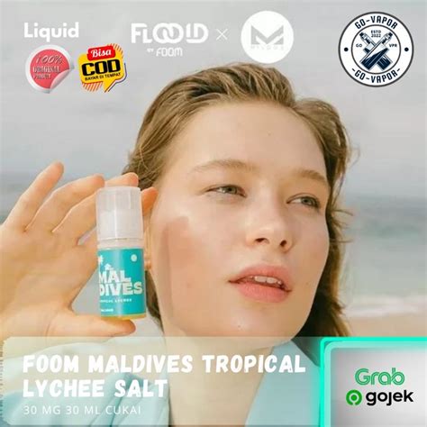 Jual Foom Tropical Series Maldives Tropical Lychee 30ML Salt Nicotine