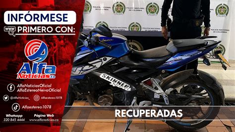 RECUPERAN MOTOS QUE HABÍAN SIDO ROBADAS AlfaNoticias co