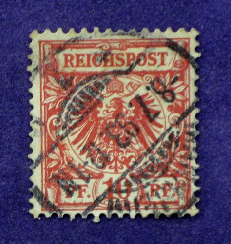 Rare 1889 German Deutsche Reichspost 10PFN Stamp EBay