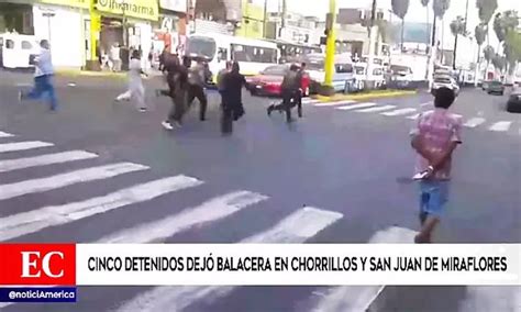 Policía Frustró Dos Asaltos Tras Balacera En Chorrillos Y San Juan De Miraflores América Noticias