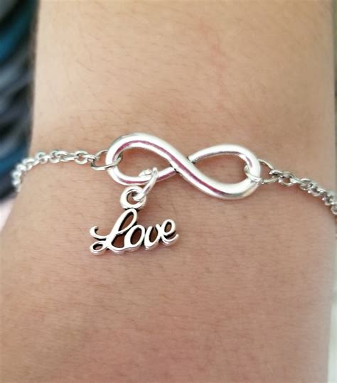 Silver Infinity Anklet Infinity Ankle Bracelet Silver Etsy