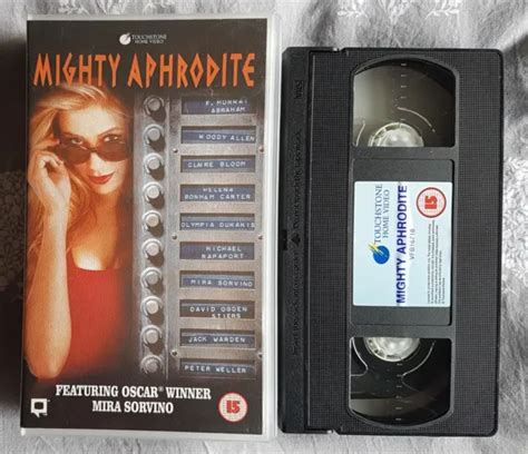 MIGHTY APHRODITE VHS Mira Sorvino Woody Allen Peter Weller Paul