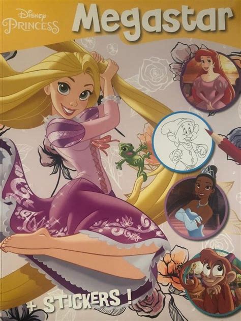 Disney S Princess Kleurboek 120 Kleurplaten Stickers Megastar