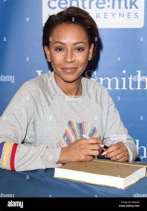 Melanie Brown Aka Mel B Seen Signing Her Biography Brutally Honest At Whsmith Bookstore In